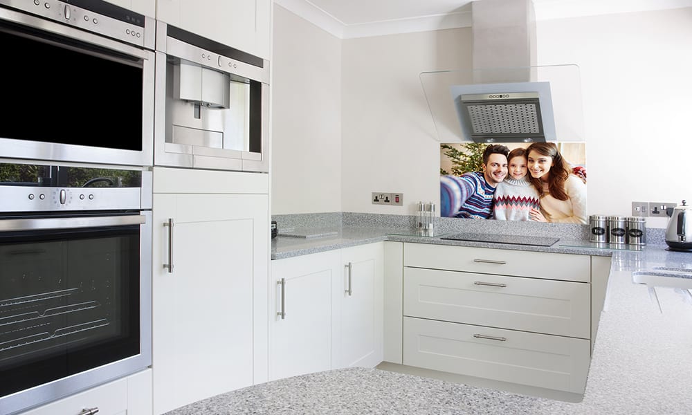 Modern new white kitchen