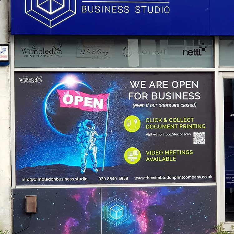Printed Window Signage
