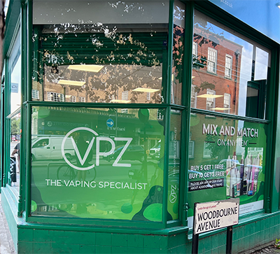 VPZweb Letter and Logo Window Decals